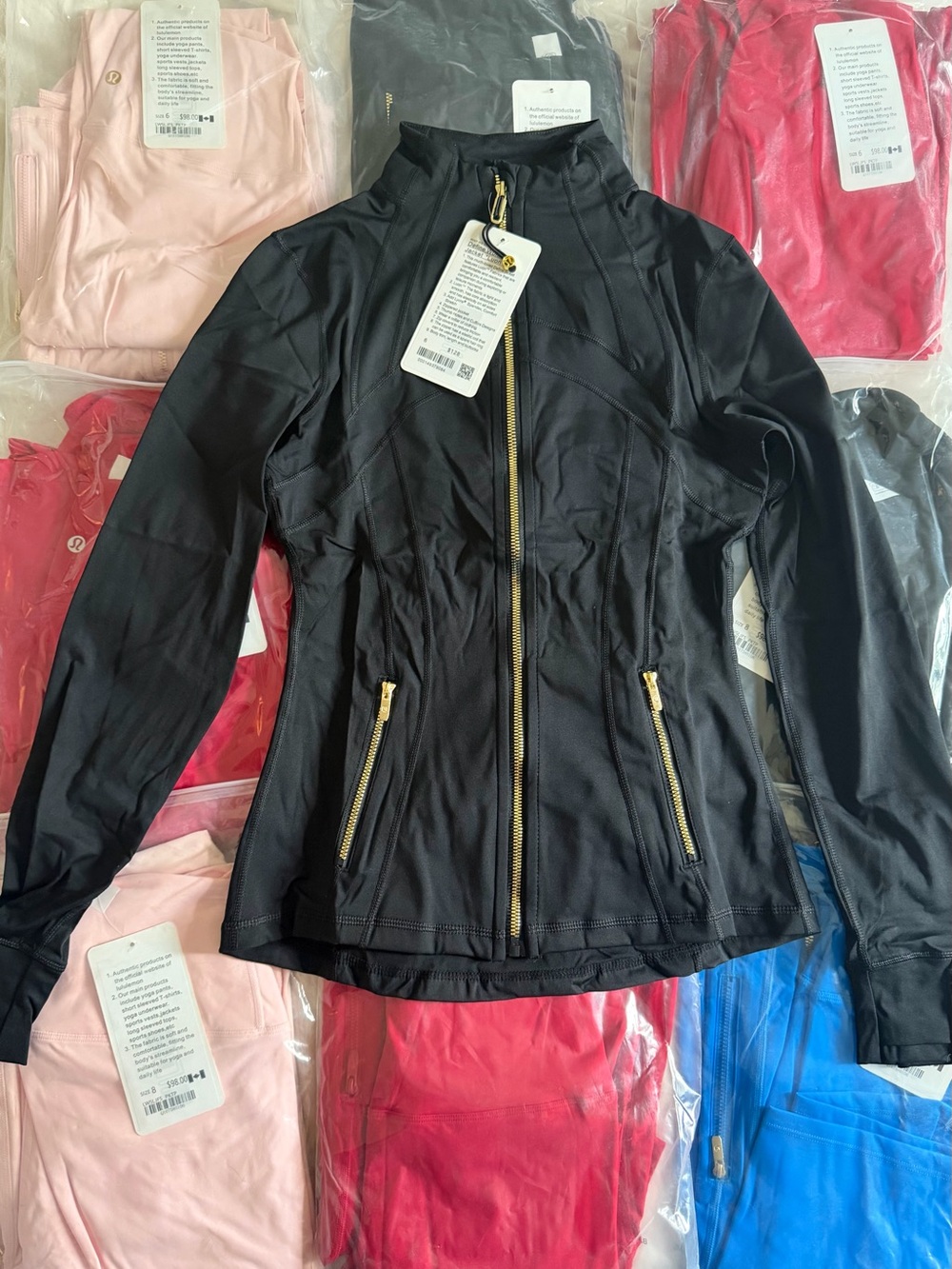 Black/Gold Lulu Set (Jacket + Shorts)